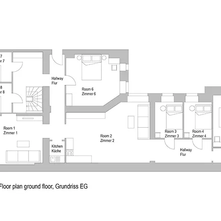 33 L With 8 & 3 Bathrooms * 柏林